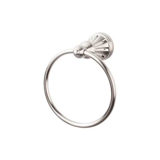 Top Knobs TOP BATH (R) Hudson Bath  Towel Ring - Brushed Satin Nickel
