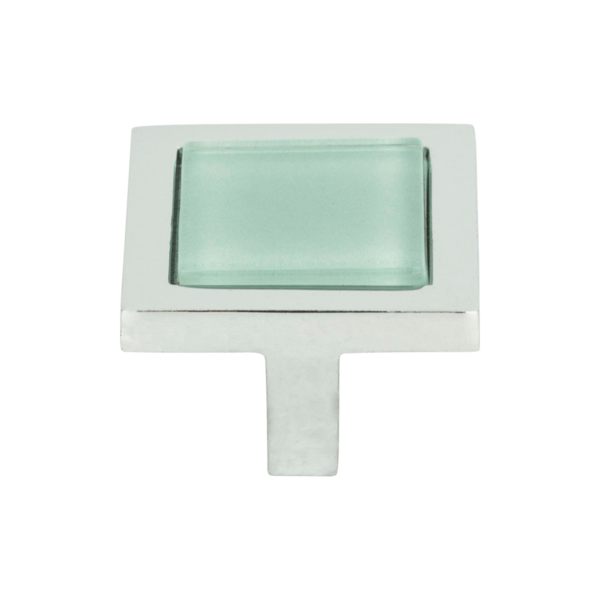 Atlas Spa 1 3/8" Length Square Knob (230-GR) - Polished Chrome