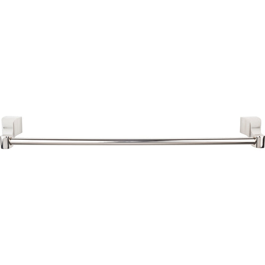 Top Knobs Aqua Single Wall Mounted  Towel Bar - 18" CTC - Brushed Bronze