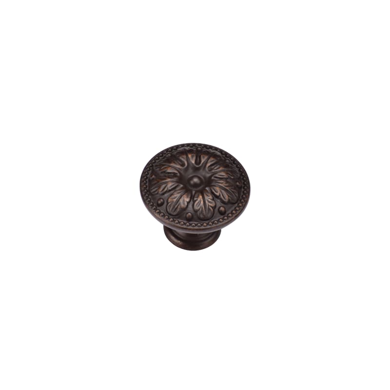 Floral Round Cabinet Knob