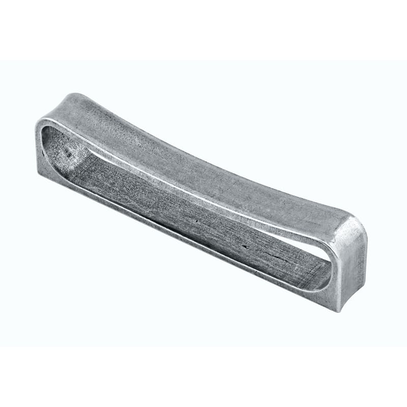 Ashley Norton Concave Pewter Box Pull - Pewter