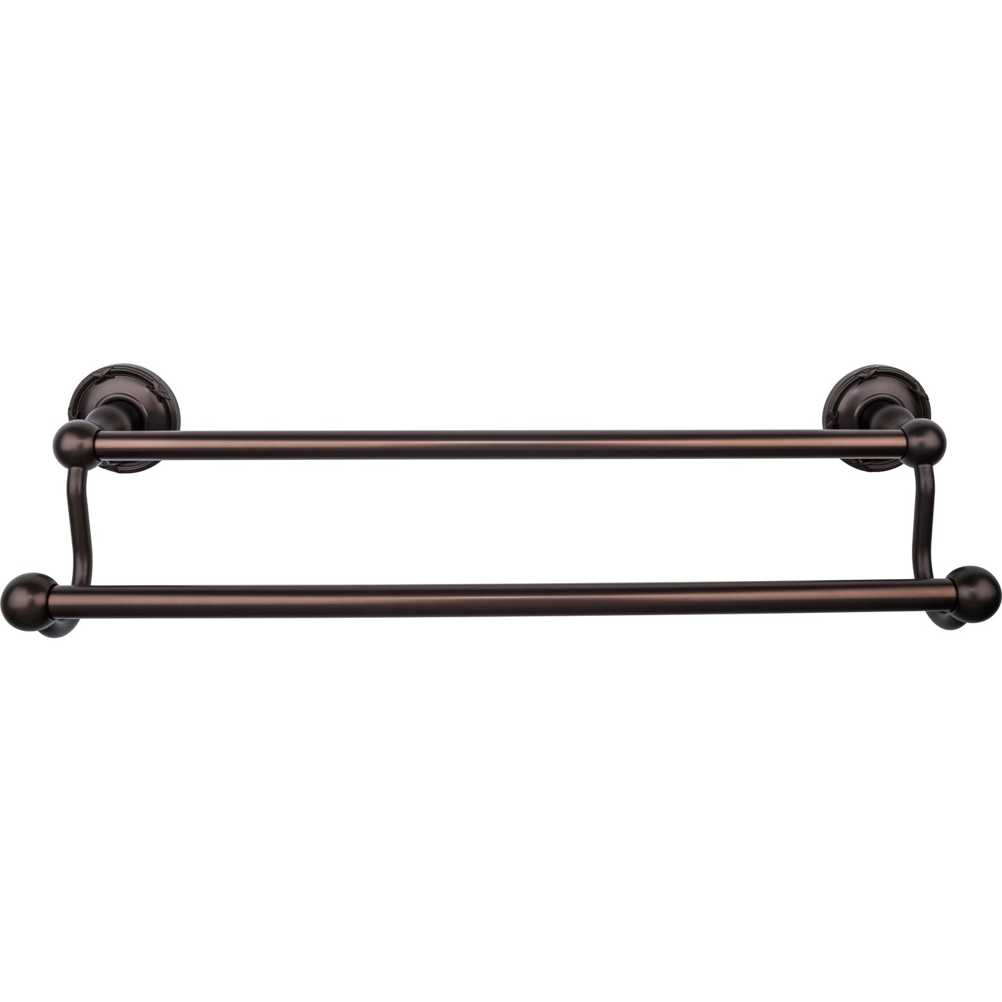 Top Knobs TOP BATH (R) Edwardian Bath Double 20 1/2" Wall Mounted  Towel Bar - Oil Rubbed Bronze