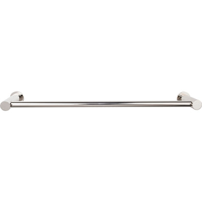 Top Knobs Top Bath (R) Hopewell Bath Single Wall Mounted  Towel Bar - 18" CTC - Brushed Satin Nickel