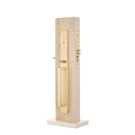 Adelaide Full Length Mortise Entry Set – Satin Brass