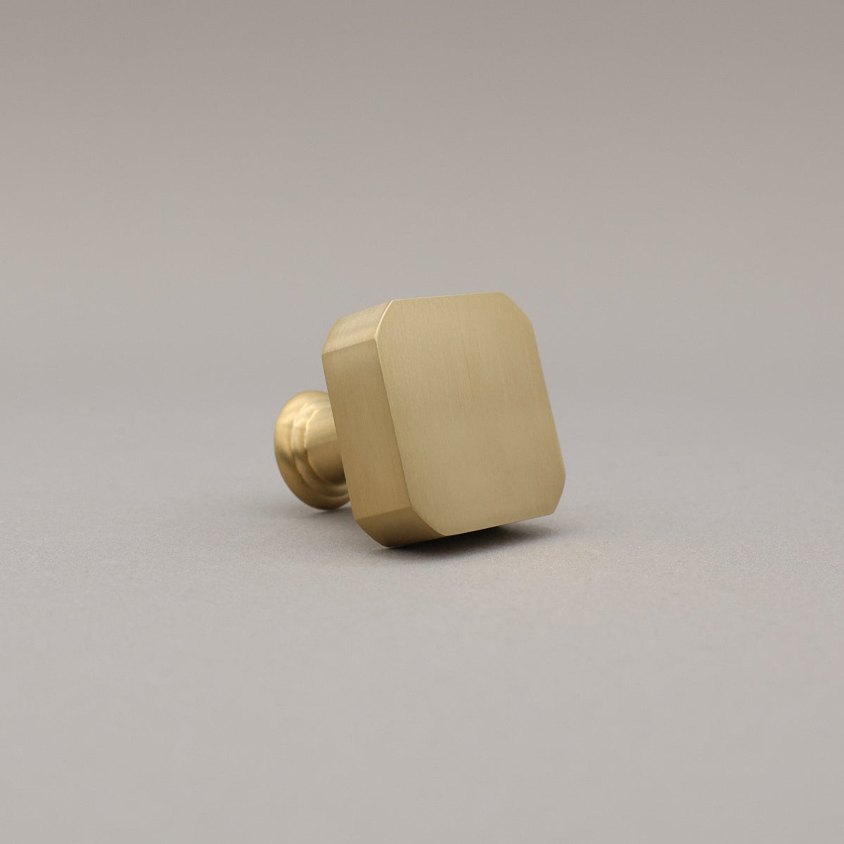 Hapny Mod Cabinet Knob - Unlacquered Satin Brass