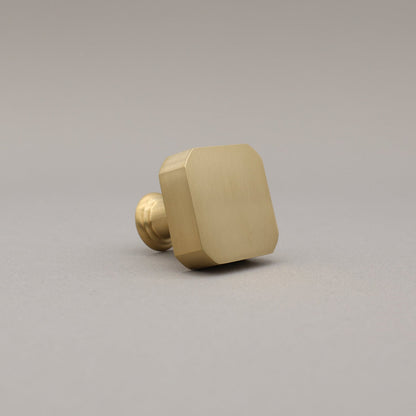 Hapny Mod Cabinet Knob - Unlacquered Satin Brass
