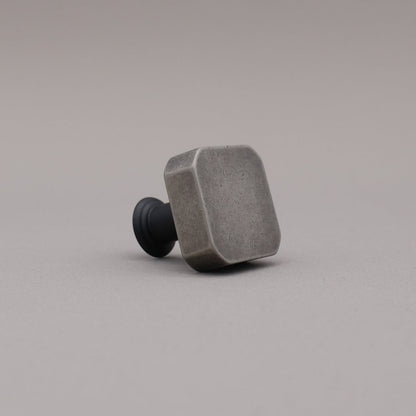 Hapny Mod Cabinet Knob - Weathered Nickel / Matte Black