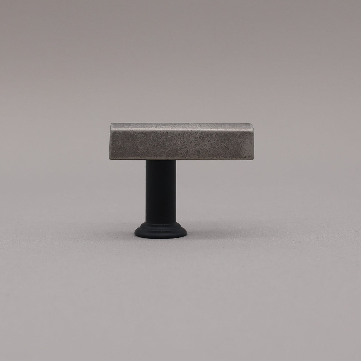 Hapny Mod Cabinet T-Knob - Weathered Nickel / Matte Black