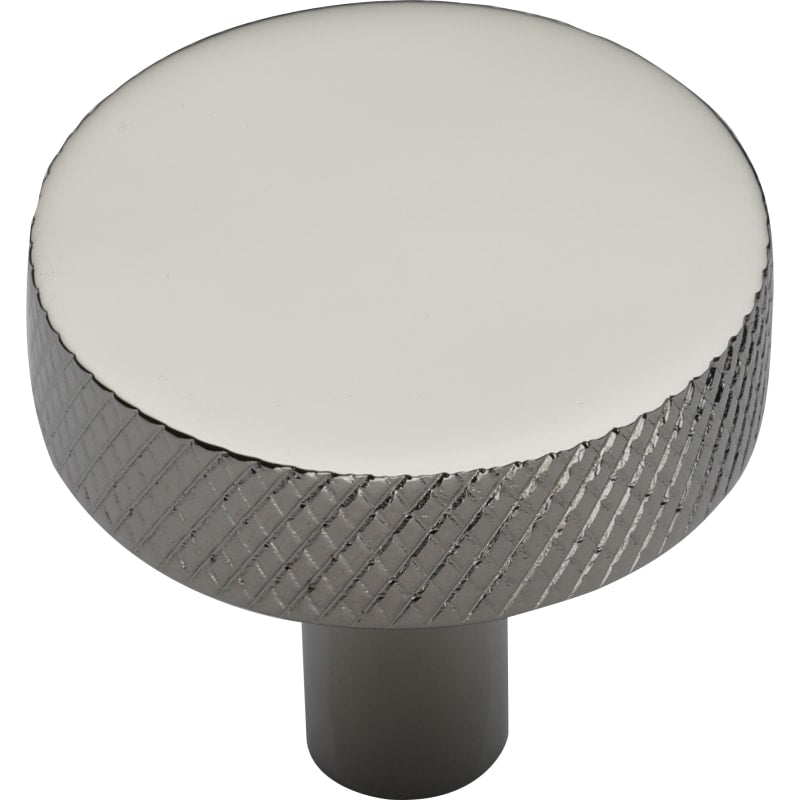 Knurled Disc Cabinet Knob