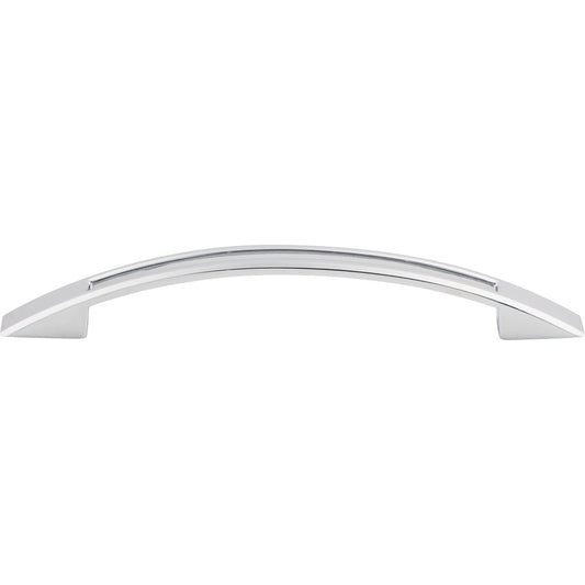 Top Knobs Tango Cut Out 5 1/16" Center to Center Bar Pull - Polished Chrome