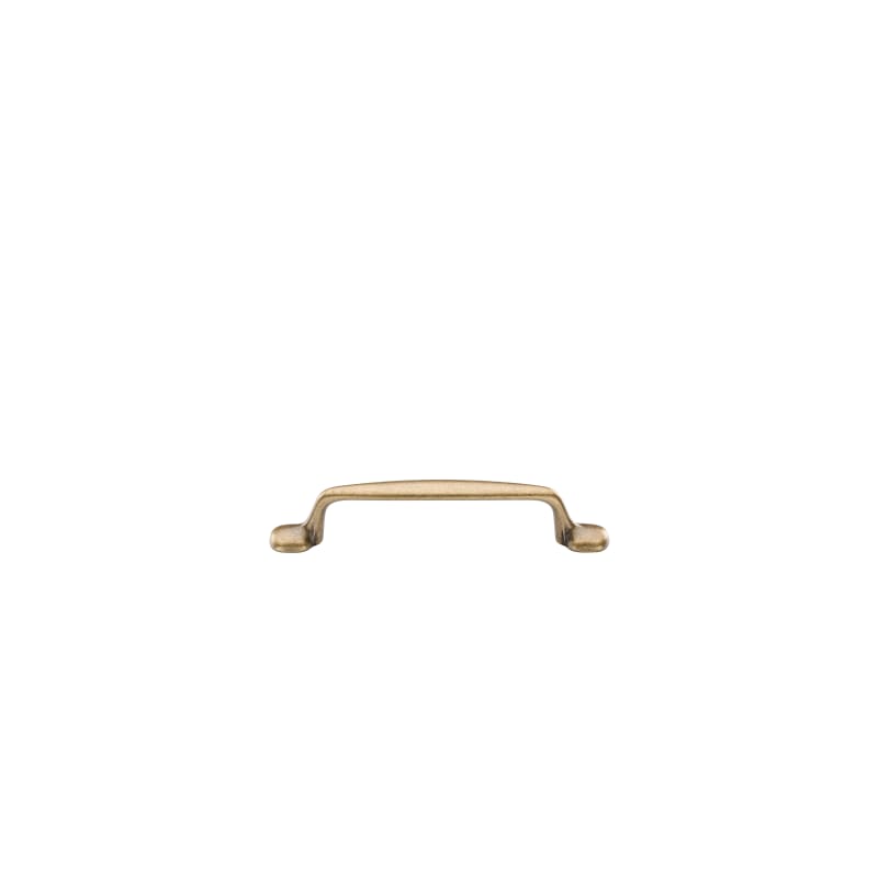 Ashley Norton Classic European Cabinet Pull - 3 3/4" CTC - Distressed Brass