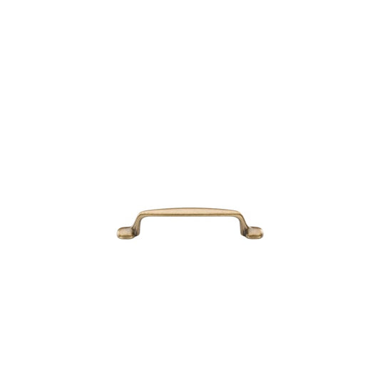 Ashley Norton Classic European Cabinet Pull - 3 3/4" CTC - Distressed Brass