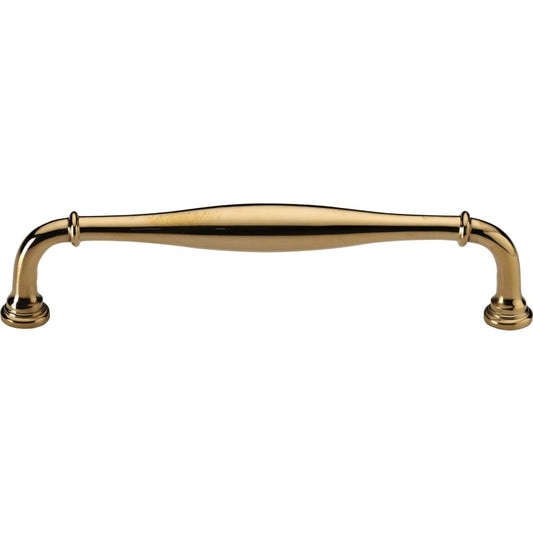 Ashley Norton Adria Cabinet Pull - 6" CTC - Unlacquered Brass