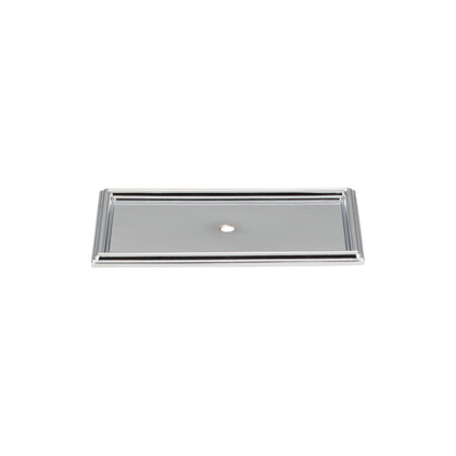 Atlas Campaign Rope Knob Backplate - Brushed Nickel