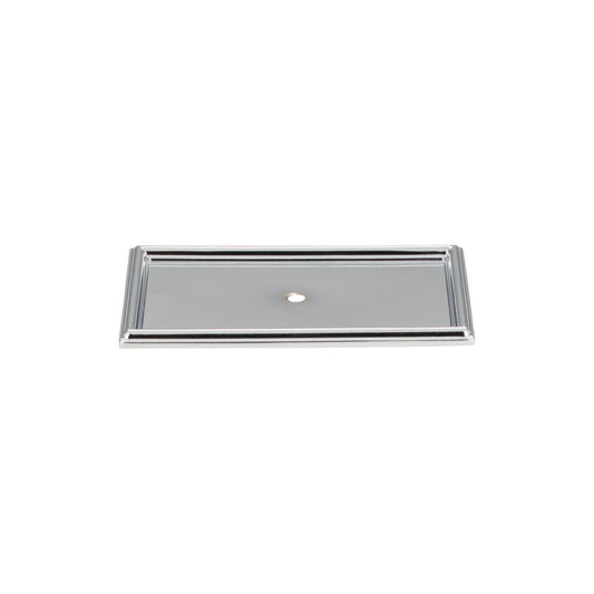 Atlas Campaign Rope Knob Backplate - Brushed Nickel