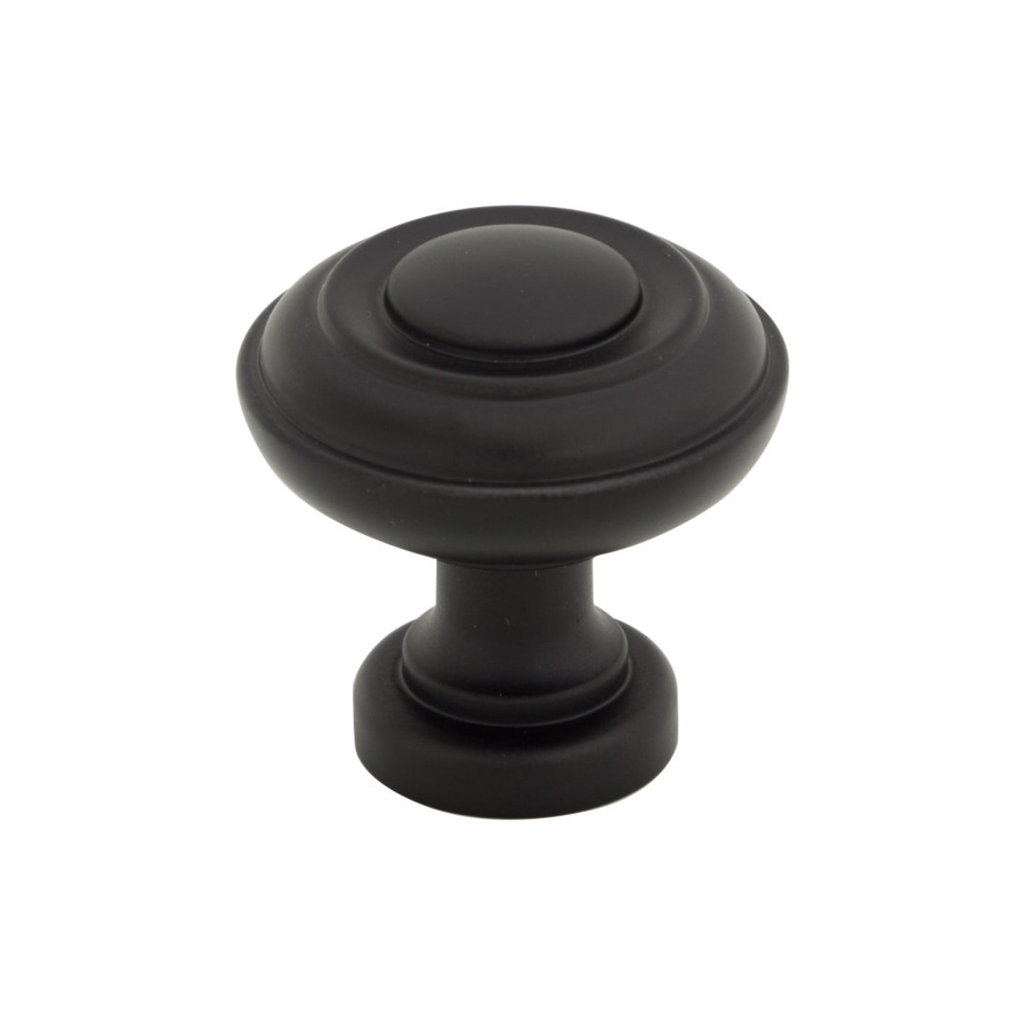 Top Knobs Ulster 1 1/4" Diameter Mushroom Knob - Flat Black