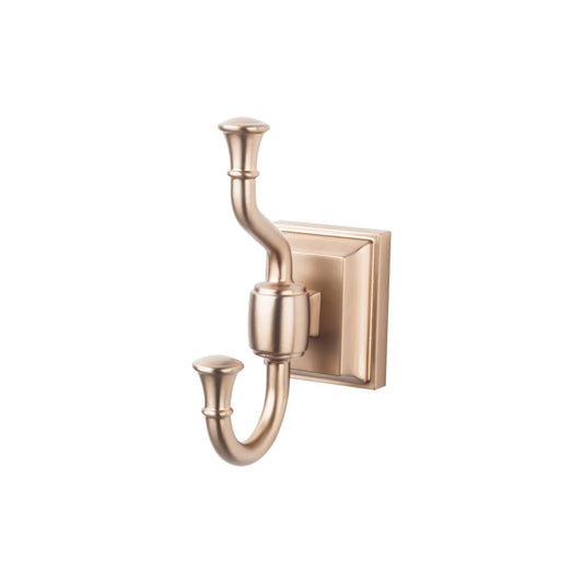 Top Knobs TOP BATH (R) Stratton Bath 5 1/8" Wall Bath Hooks - Brushed Bronze