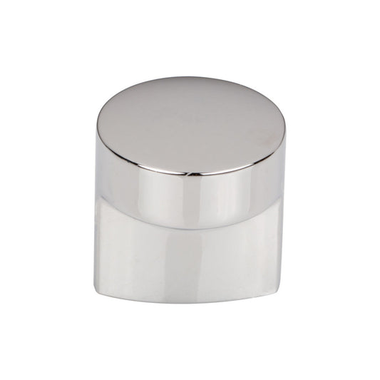 Top Knobs Hartridge 1 1/8" Length Cylindrical Knob - Polished Chrome