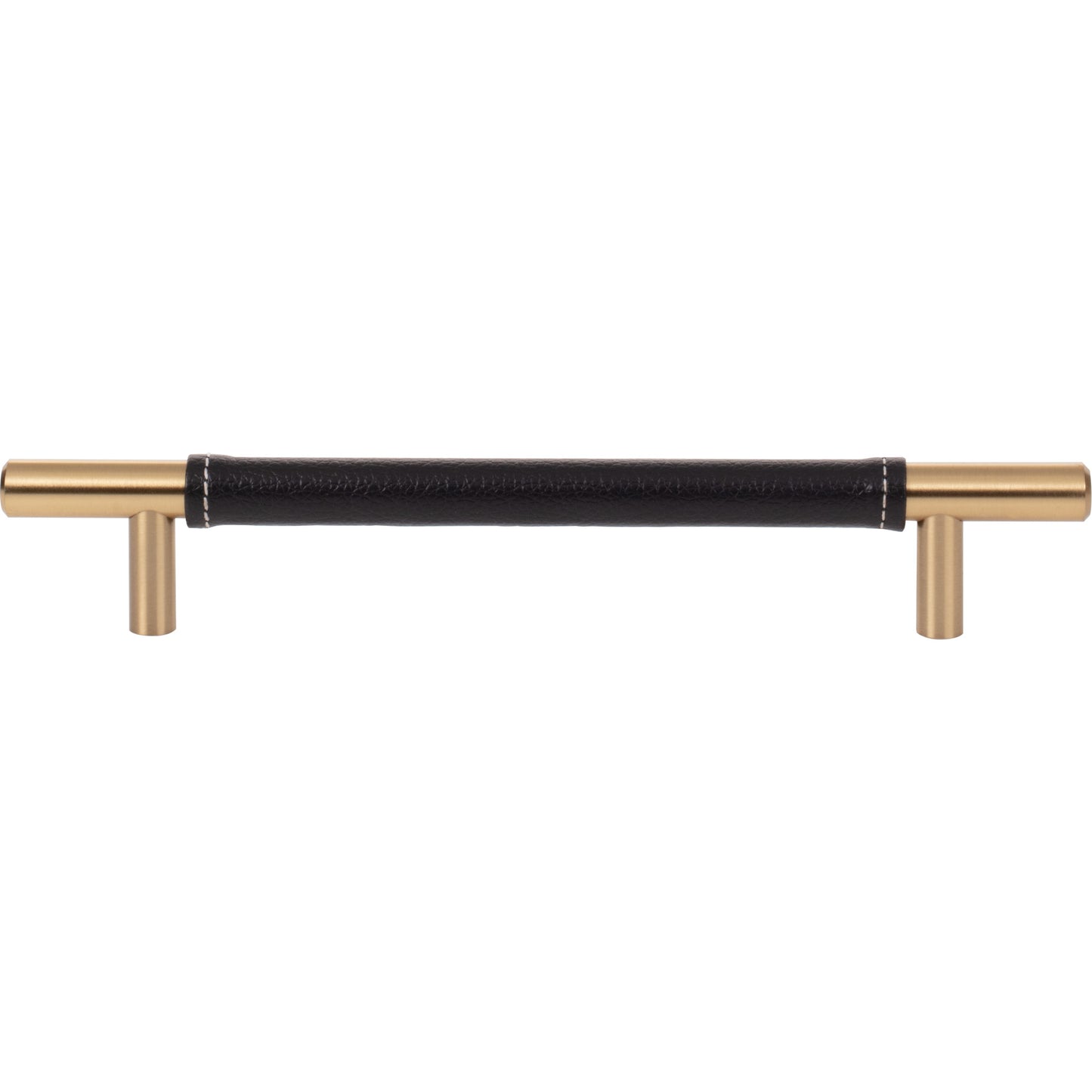 Atlas Zanzibar 6 5/16" Center to Center Bar Pull (281-BL) - Warm Brass