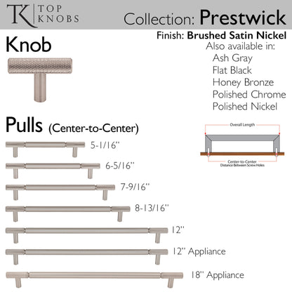 Top Knobs Prestwick Bar Pull