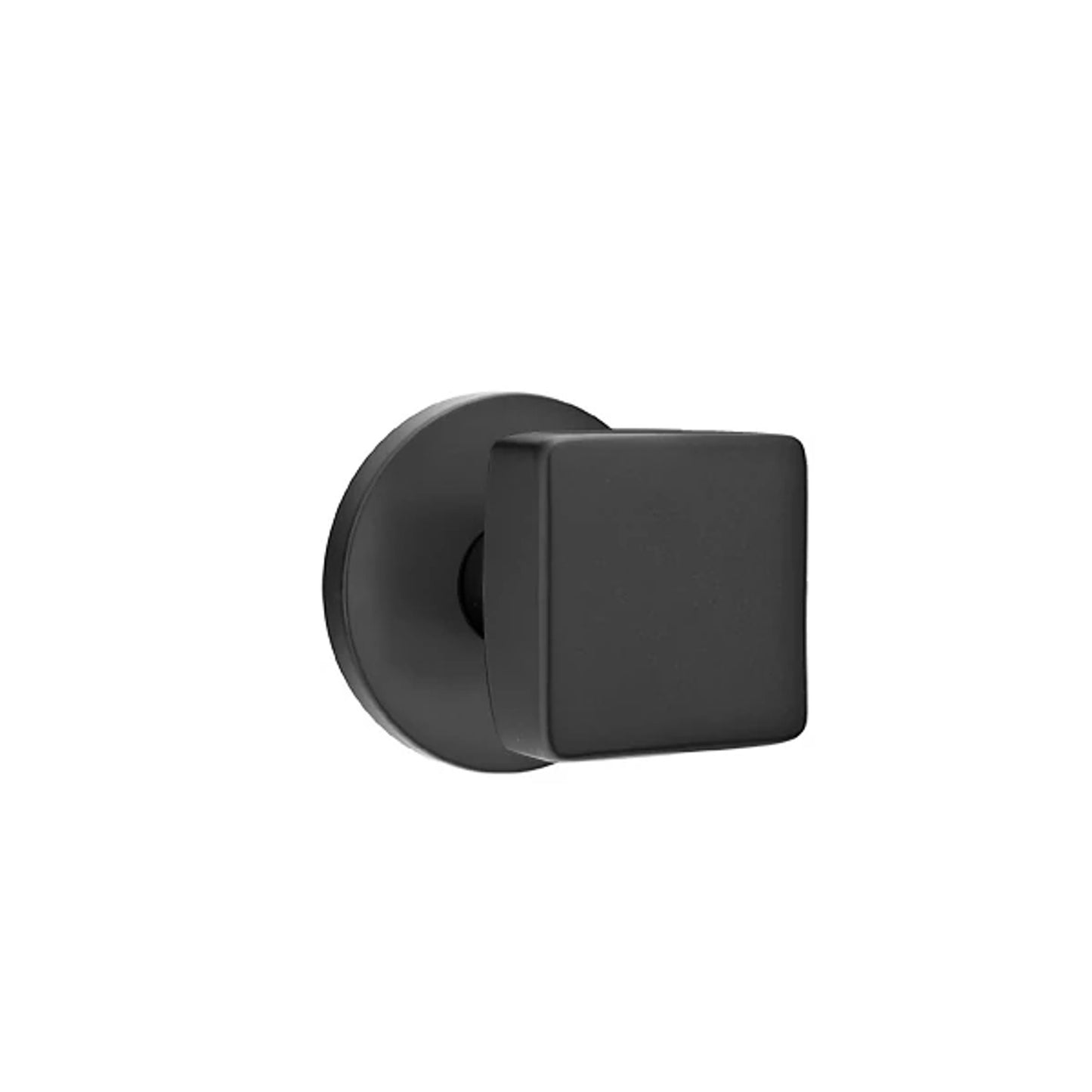 Square Knob Flat Black
