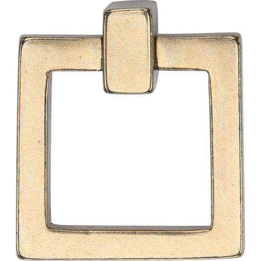 Ashley Norton Square Drop Pull - 1 1/2" - Natural Bronze