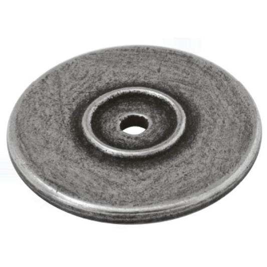 Ashley Norton Cabinet Knob Backplate for Manzoni Fine English Pewter Knobs - Pewter