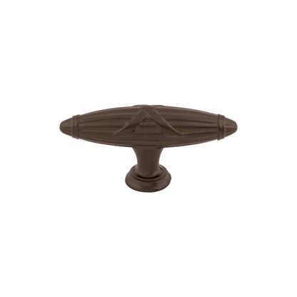 Top Knobs Ribbon & Reed Geometric Knob - German Bronze