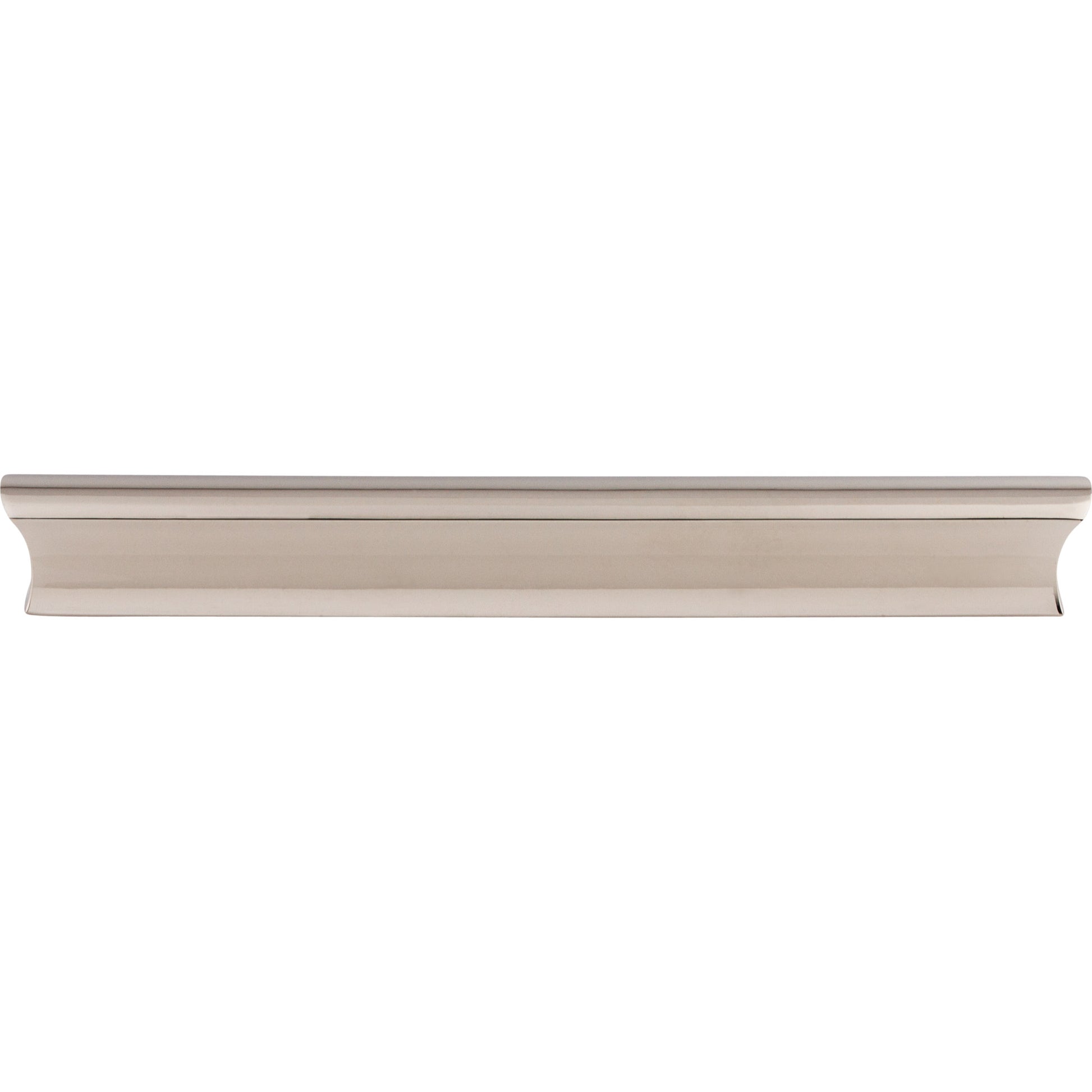 Top Knobs Glacier 6" Center to Center Finger Pull - Polished Nickel