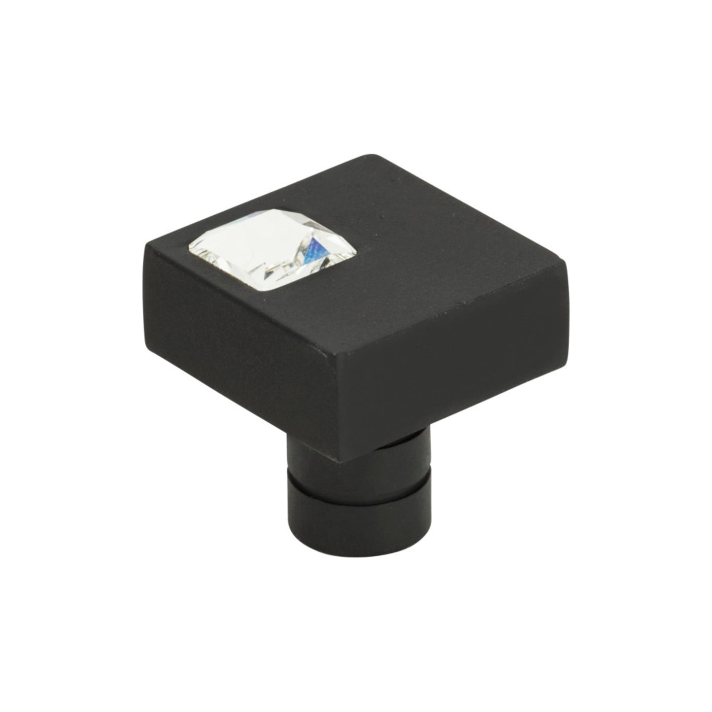 Atlas Crystal Length Square Knob