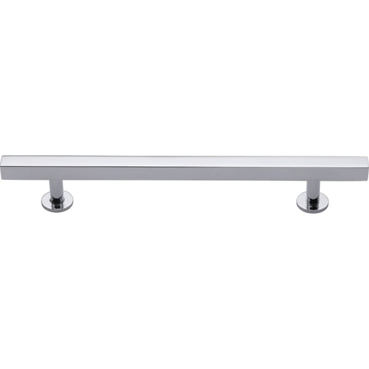 Ashley Norton Square Profile Bar Cabinet Pull - 6" CTC - Polished Chrome