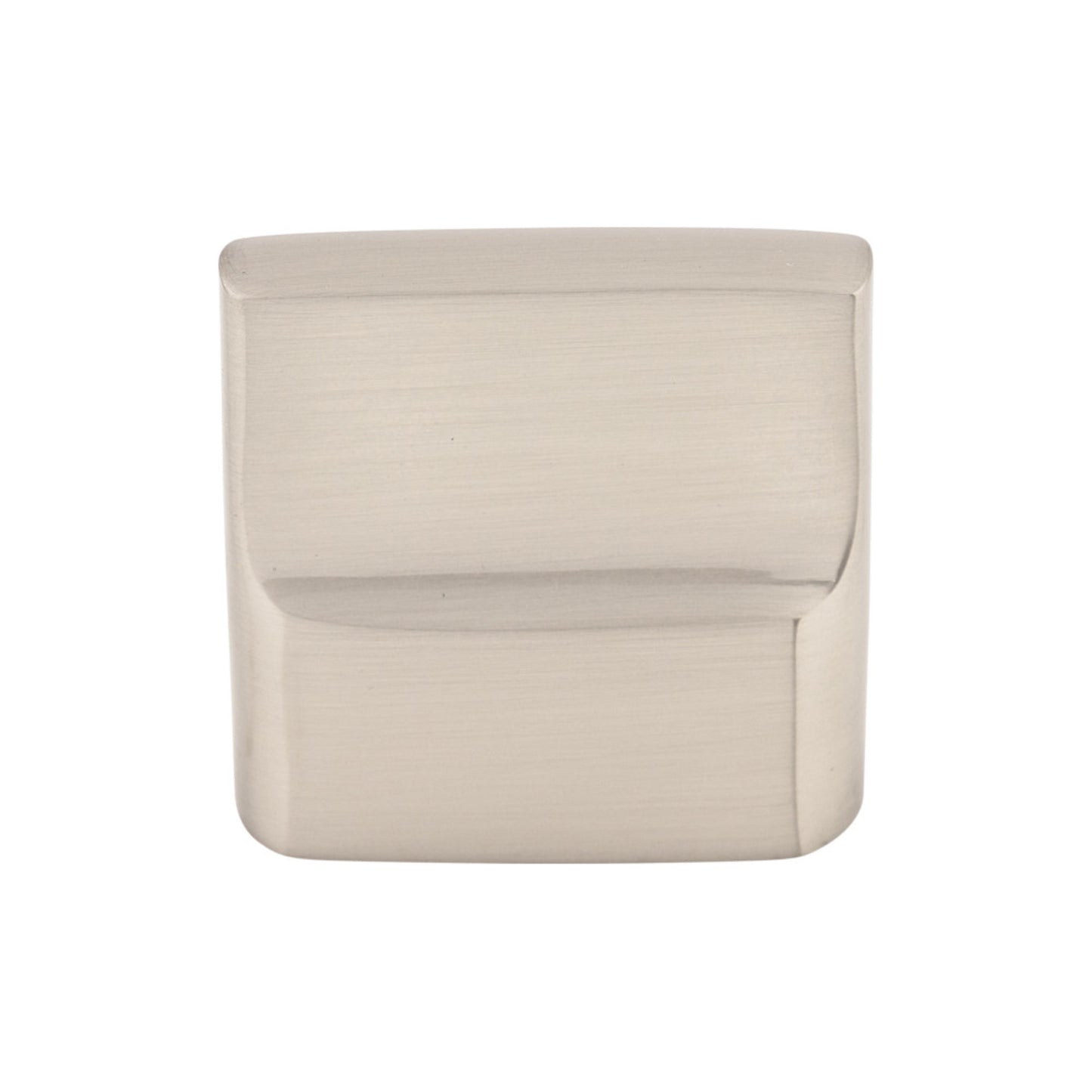Top Knobs Aspen Ii Flat Sided Rectangle Knob - Brushed Satin Nickel