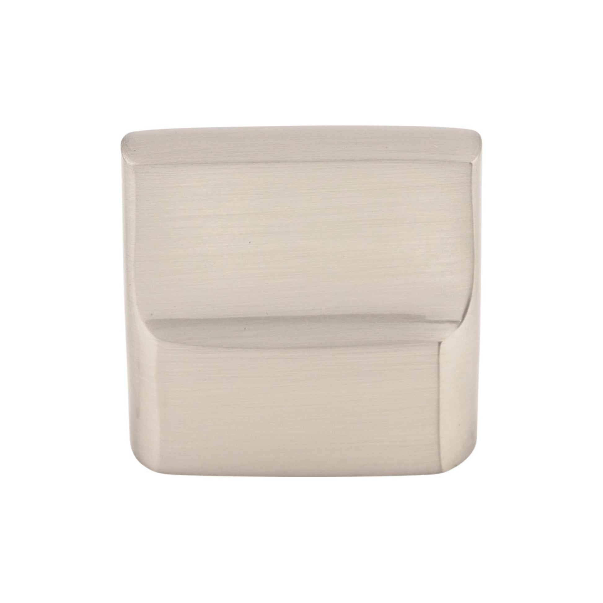 Top Knobs Aspen Ii Flat Sided Rectangle Knob - Brushed Satin Nickel