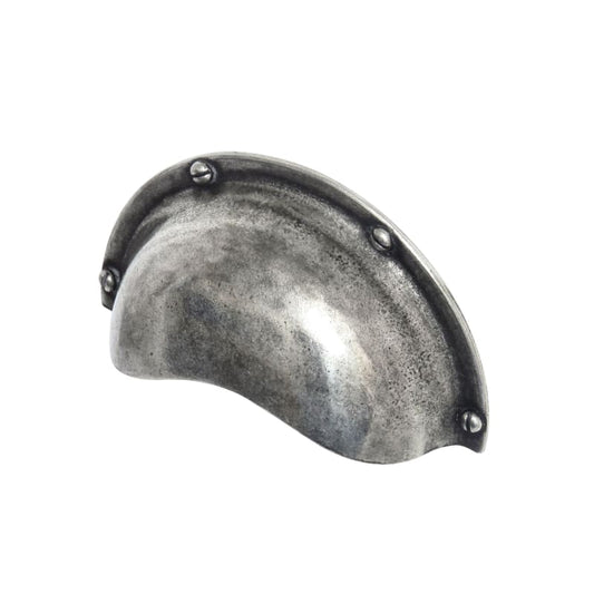 Ashley Norton Elton Pewter Bin Pull - Pewter