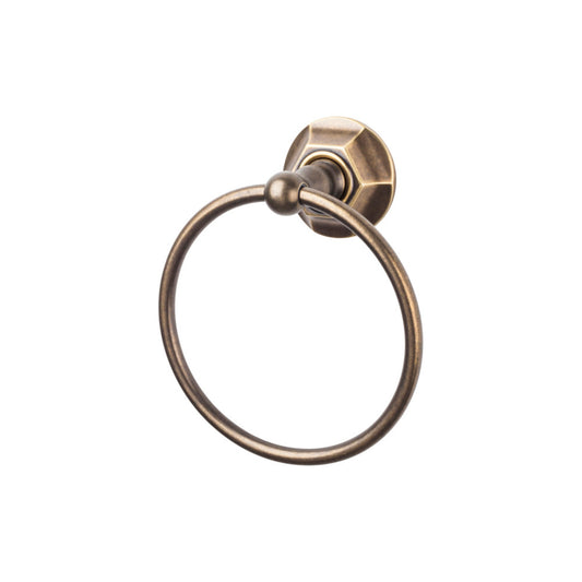 Top Knobs TOP BATH (R) Edwardian Bath  Towel Ring - German Bronze
