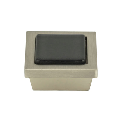 Atlas Spa Length Square Knob - Brushed Nickel
