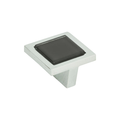 Atlas Spa Length Square Knob - Brushed Nickel