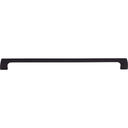 Top Knobs Holland 12" Center to Center Bar Pull - Flat Black