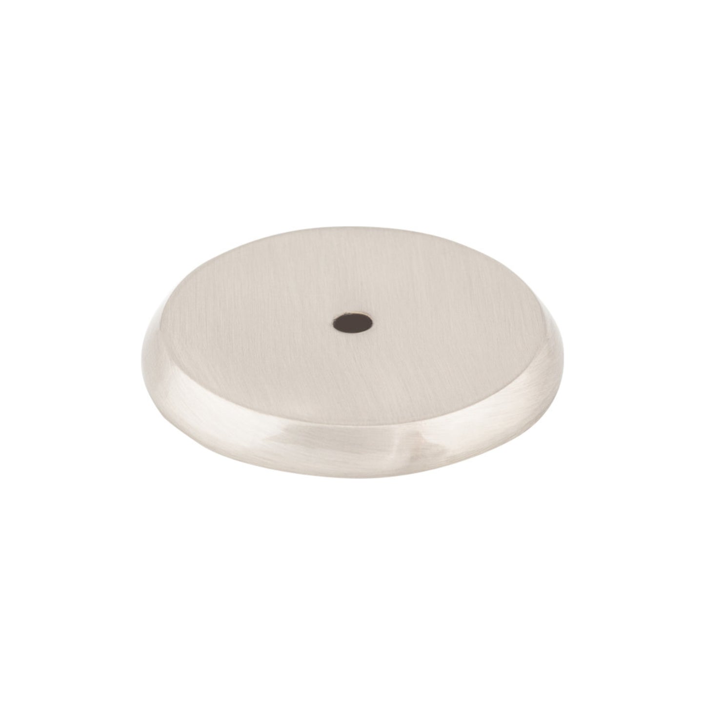 Top Knobs Aspen Ii Round Knob Backplate - 1 1/4" Dia. - Brushed Satin Nickel