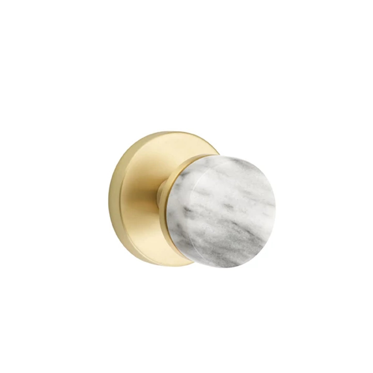 SELECT Conical White Marble Knob