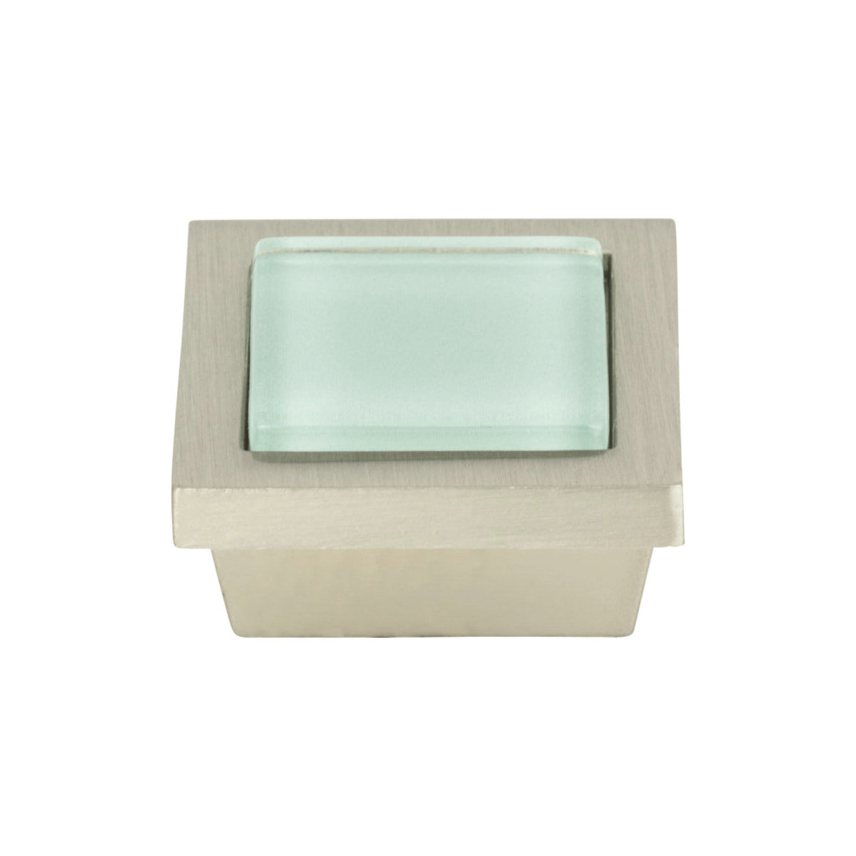 Atlas Spa Length Square Knob - Brushed Nickel