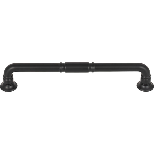 Top Knobs Kent 6 5/16" Center to Center Bar Pull - Flat Black