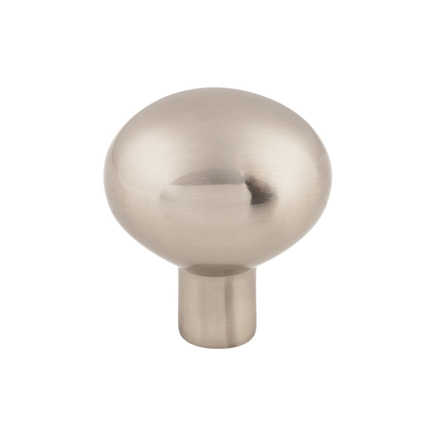 Top Knobs Aspen Ii Large Egg Oval Knob - Brushed Satin Nickel