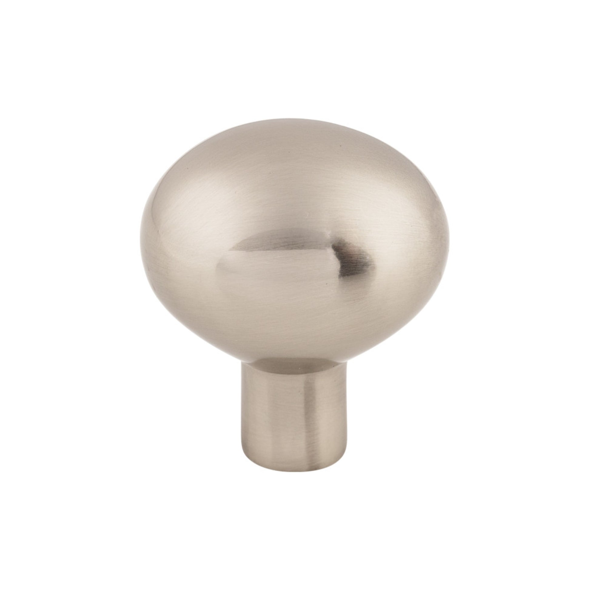 Top Knobs Aspen Ii Large Egg Oval Knob - Brushed Satin Nickel