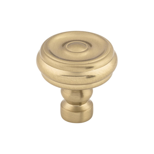 Top Knobs Brixton Button Round Knob - Ash Gray