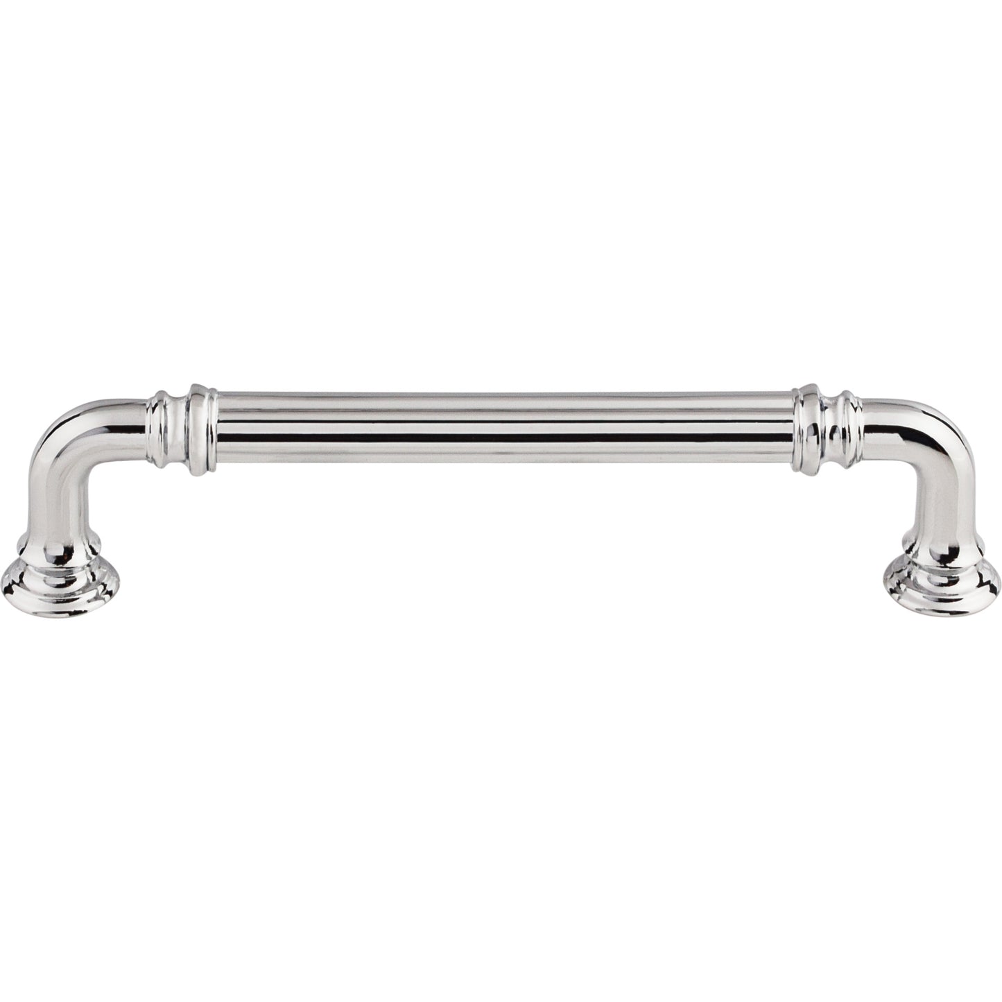 Top Knobs Reeded 5" Center to Center Bar Pull - Polished Chrome