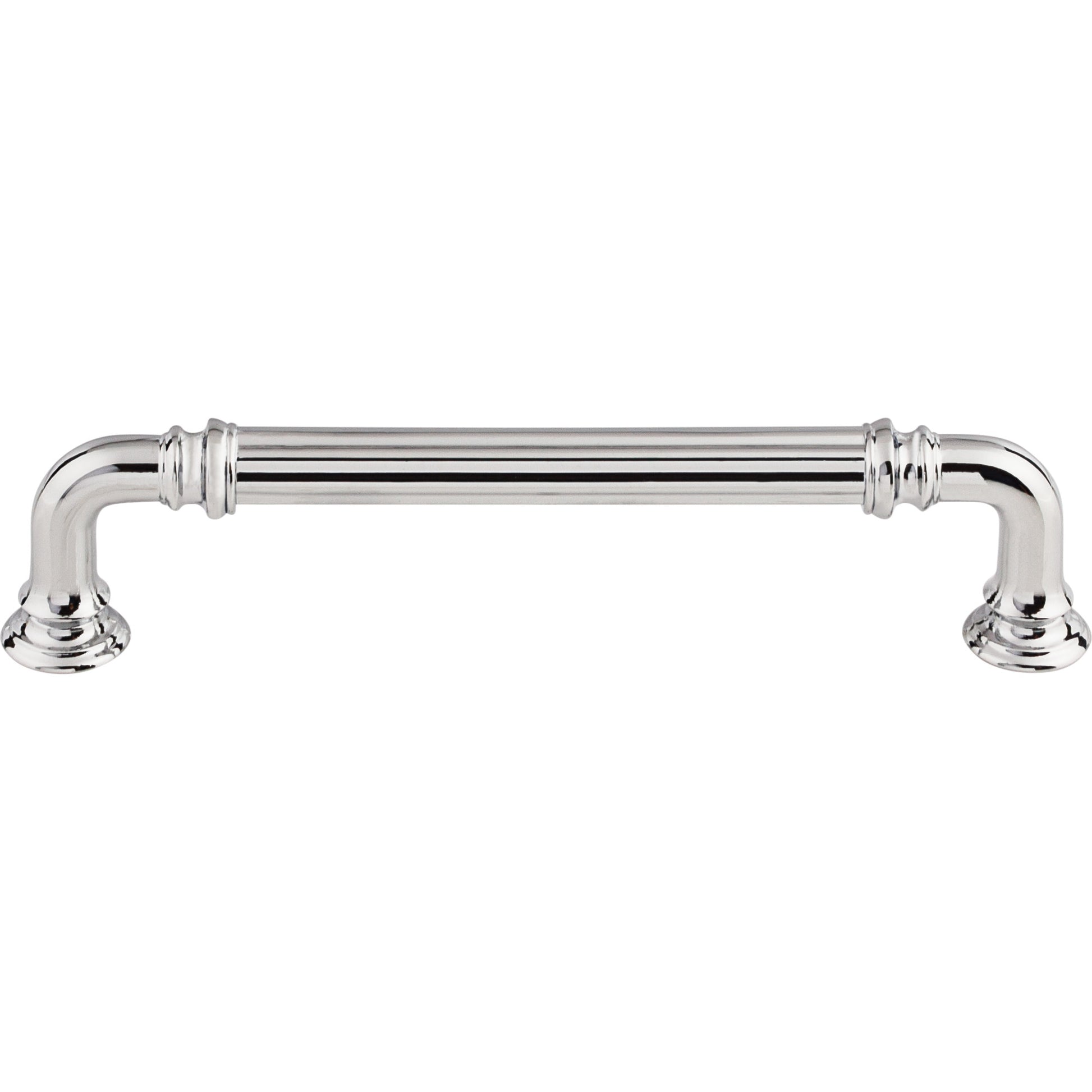Top Knobs Reeded 5" Center to Center Bar Pull - Polished Chrome