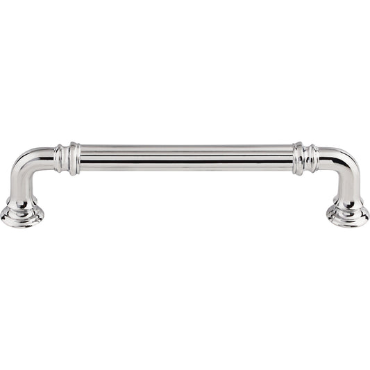 Top Knobs Reeded 5" Center to Center Bar Pull - Polished Chrome