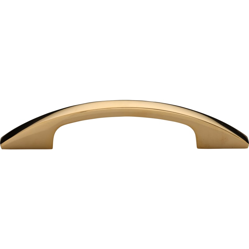 Ashley Norton Oval Cabinet Pull - 3 3/4" CTC - Unlacquered Brass
