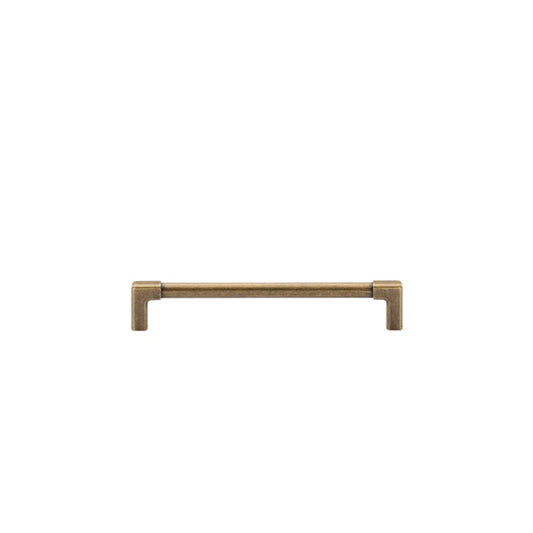 Ashley Norton Mission Cabinet Pull - 6 5/16" CTC - Distressed Brass
